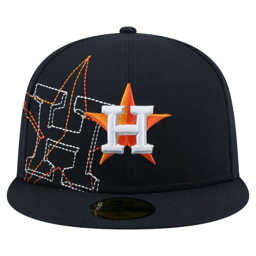 Houston Astros New Era Yarn Stitch 59FIFTY Fitted Hat | MLB Outlet