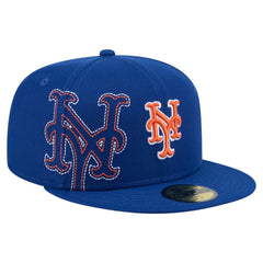 New York Mets New Era Yarn Stitch 59FIFTY Fitted Hat | MLB Online