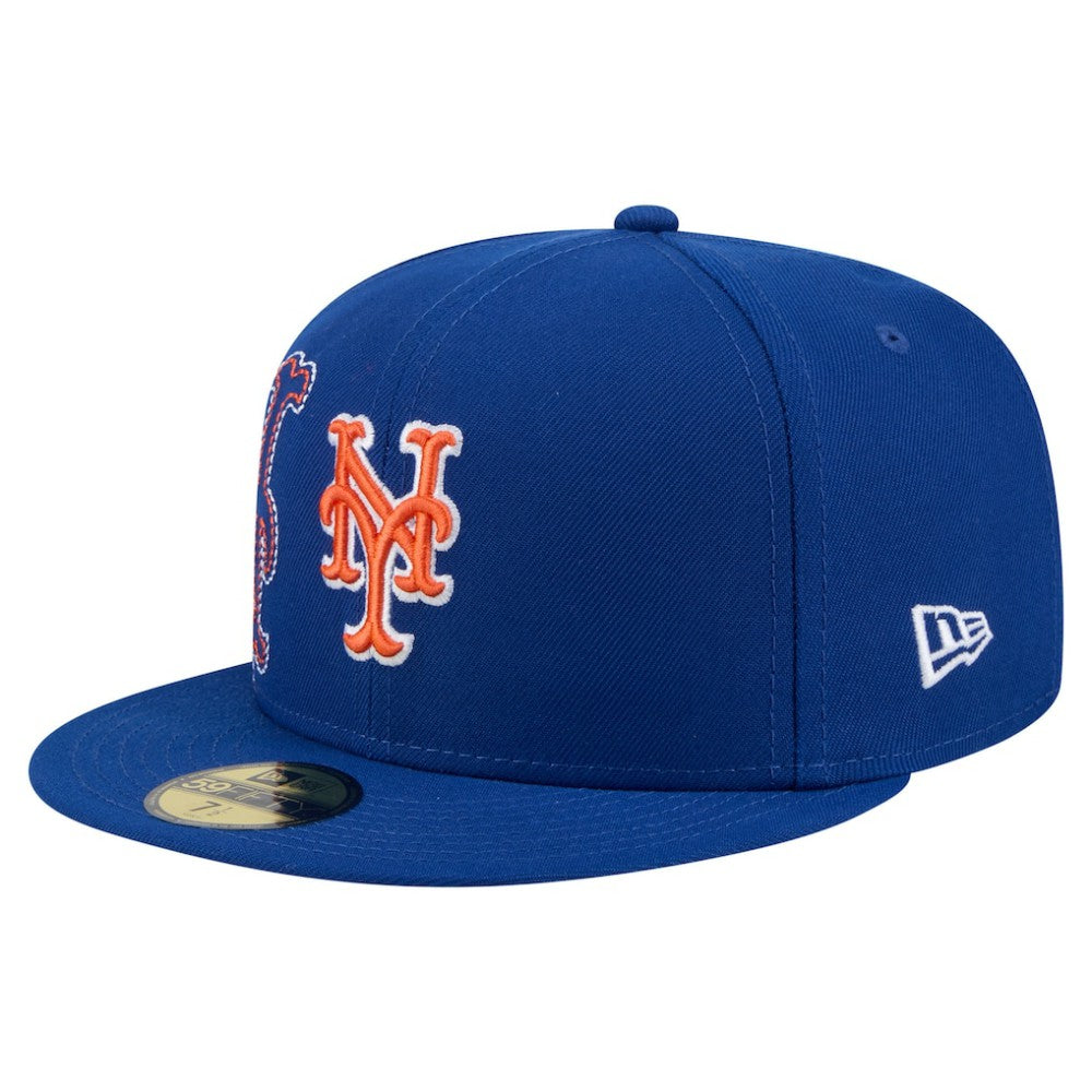 New York Mets New Era Yarn Stitch 59FIFTY Fitted Hat | MLB Online