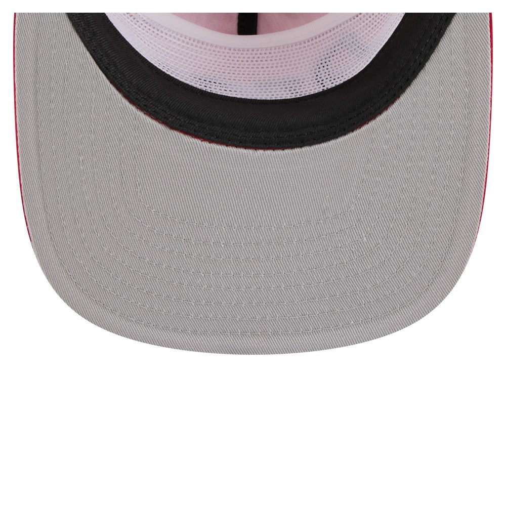 Los Angeles Angels New Era Retro Satin Script Golfer Adjustable Hat | MLB Discount