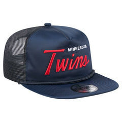Minnesota Twins New Era Retro Satin Script Golfer Adjustable Hat | MLB Online