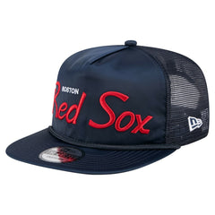 Boston Red Sox New Era Retro Satin Script Golfer Adjustable Hat | MLB Shop