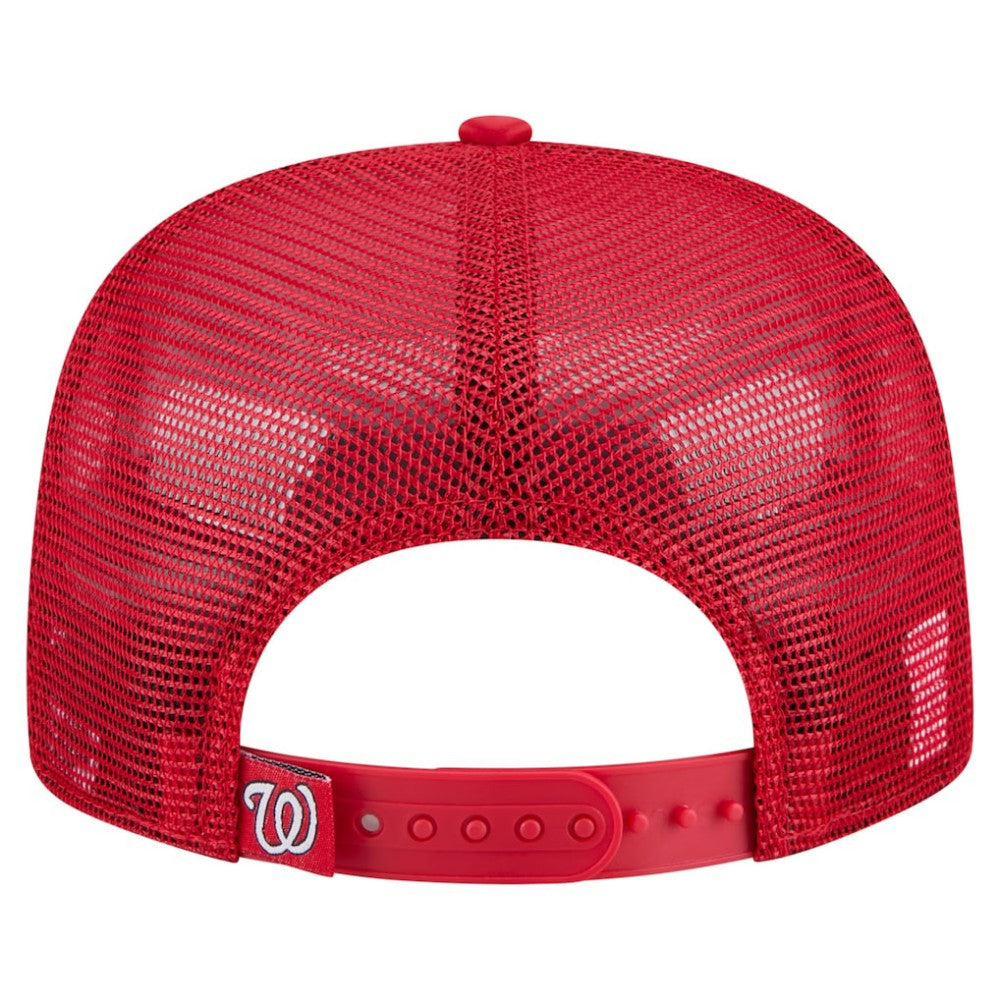 Washington Nationals New Era Retro Satin Script Golfer Adjustable Hat | MLB Sale