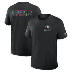 San Francisco 49ers Nike Tall 2025 NFL Crucial Catch Tri-Blend Dri-FIT T-Shirt