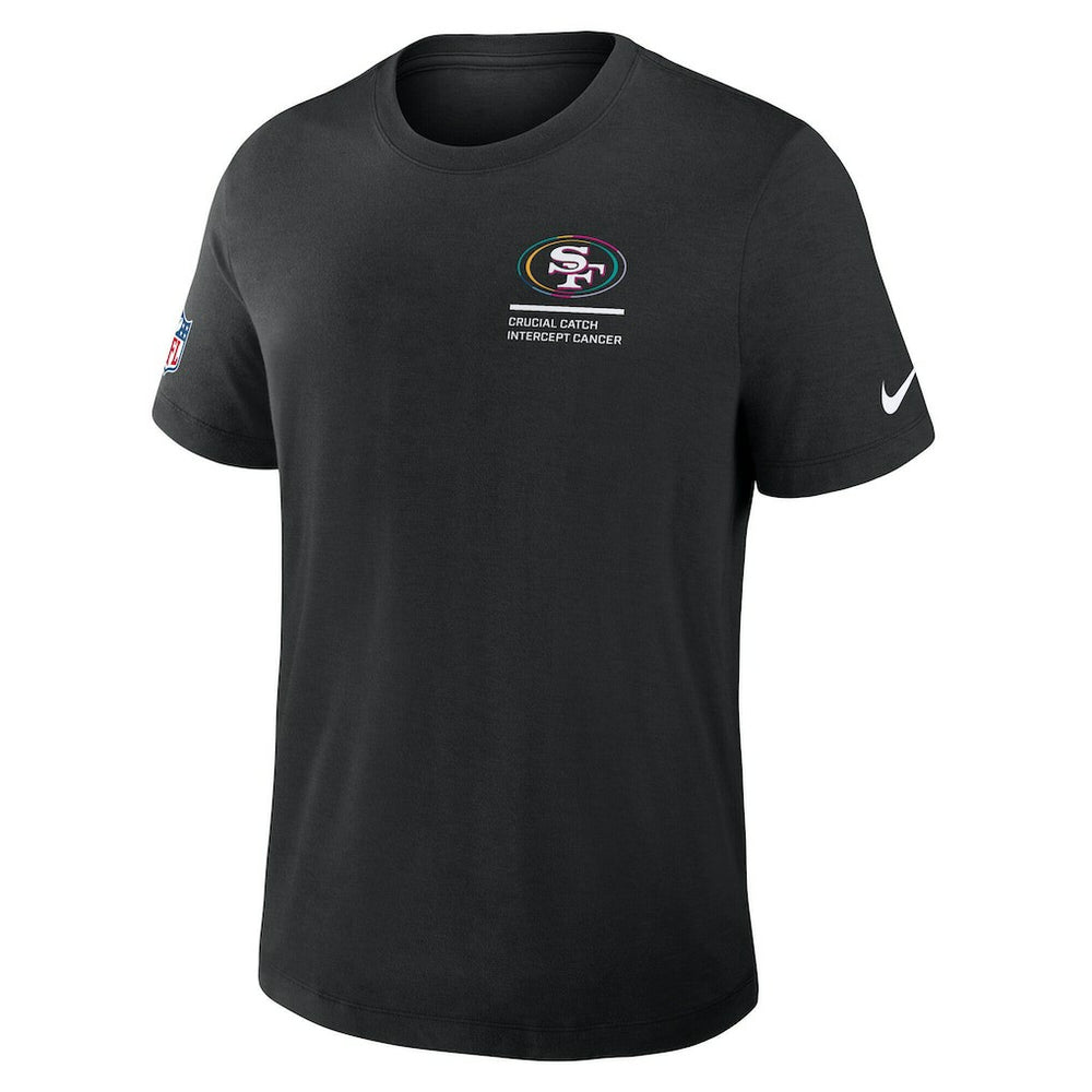 San Francisco 49ers Nike Tall 2025 NFL Crucial Catch Tri-Blend Dri-FIT T-Shirt