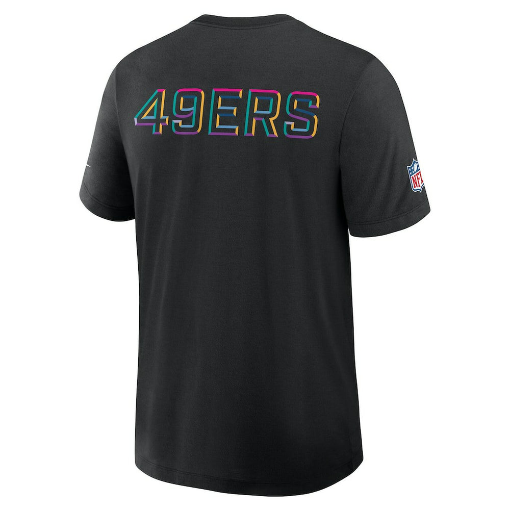 San Francisco 49ers Nike Tall 2025 NFL Crucial Catch Tri-Blend Dri-FIT T-Shirt