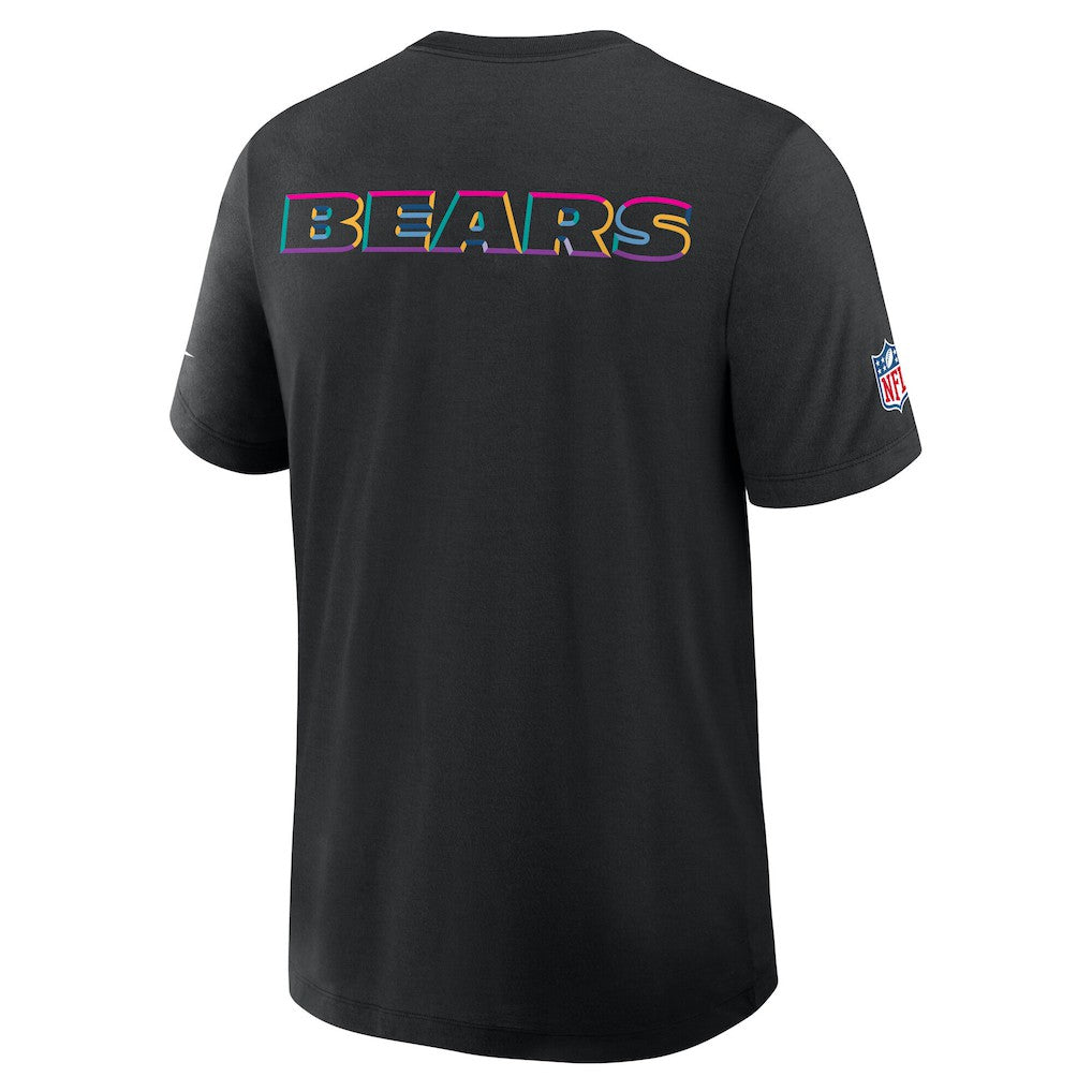 Chicago Bears Nike Tall 2025 NFL Crucial Catch Tri-Blend Dri-FIT T-Shirt