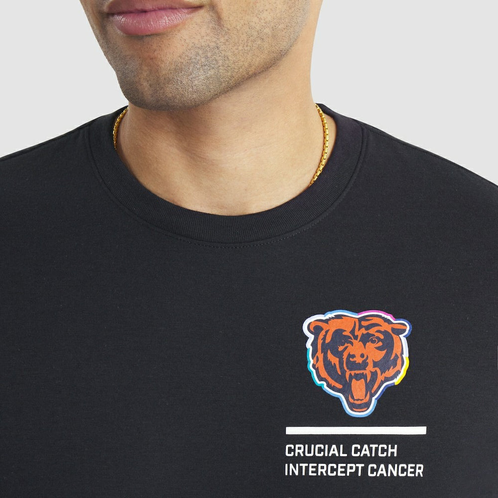 Chicago Bears Nike Tall 2025 NFL Crucial Catch Tri-Blend Dri-FIT T-Shirt