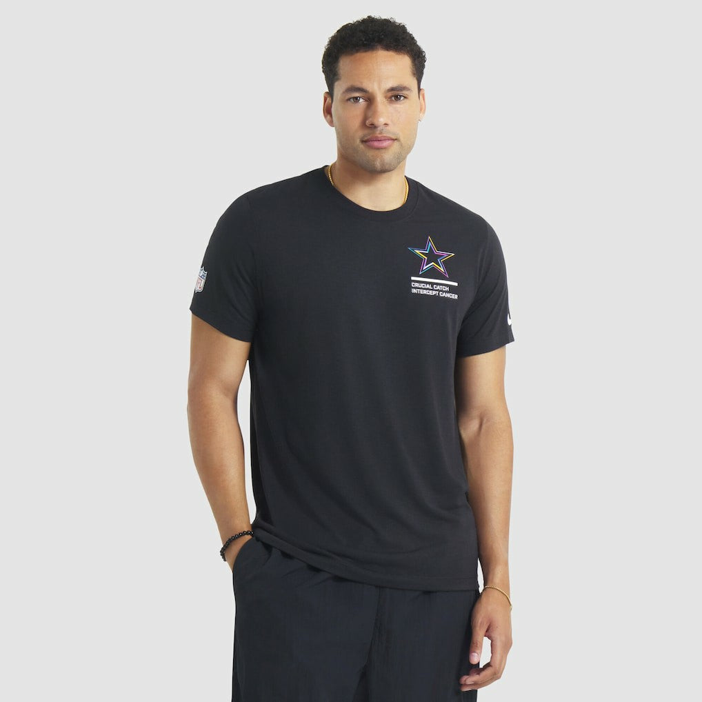 Dallas Cowboys Nike Tall 2025 NFL Crucial Catch Tri-Blend Dri-FIT T-Shirt