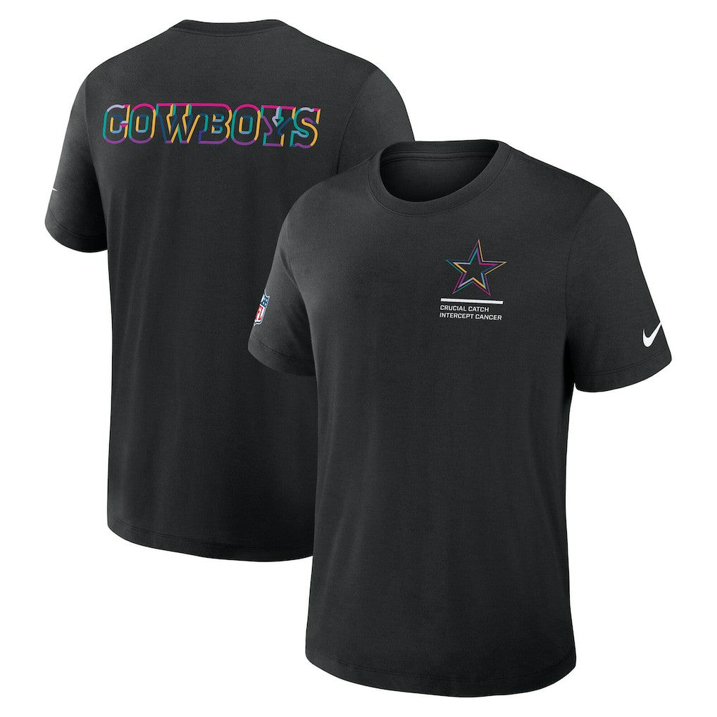 Dallas Cowboys Nike Tall 2025 NFL Crucial Catch Tri-Blend Dri-FIT T-Shirt