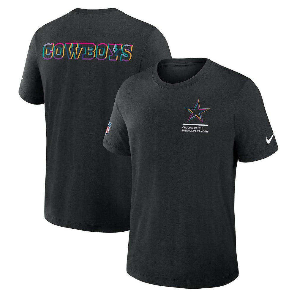 Dallas Cowboys Nike Tall 2025 NFL Crucial Catch Tri-Blend Dri-FIT T-Shirt