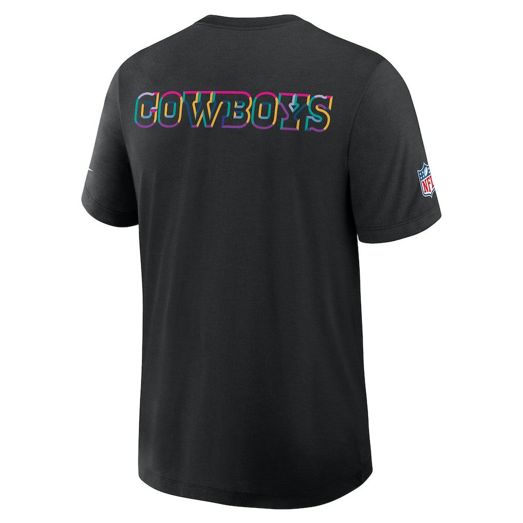 Dallas Cowboys Nike Tall 2025 NFL Crucial Catch Tri-Blend Dri-FIT T-Shirt