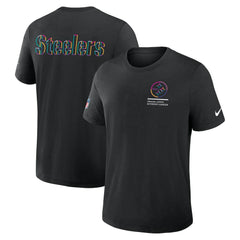 Pittsburgh Steelers Nike Tall 2025 NFL Crucial Catch Tri-Blend Dri-FIT T-Shirt