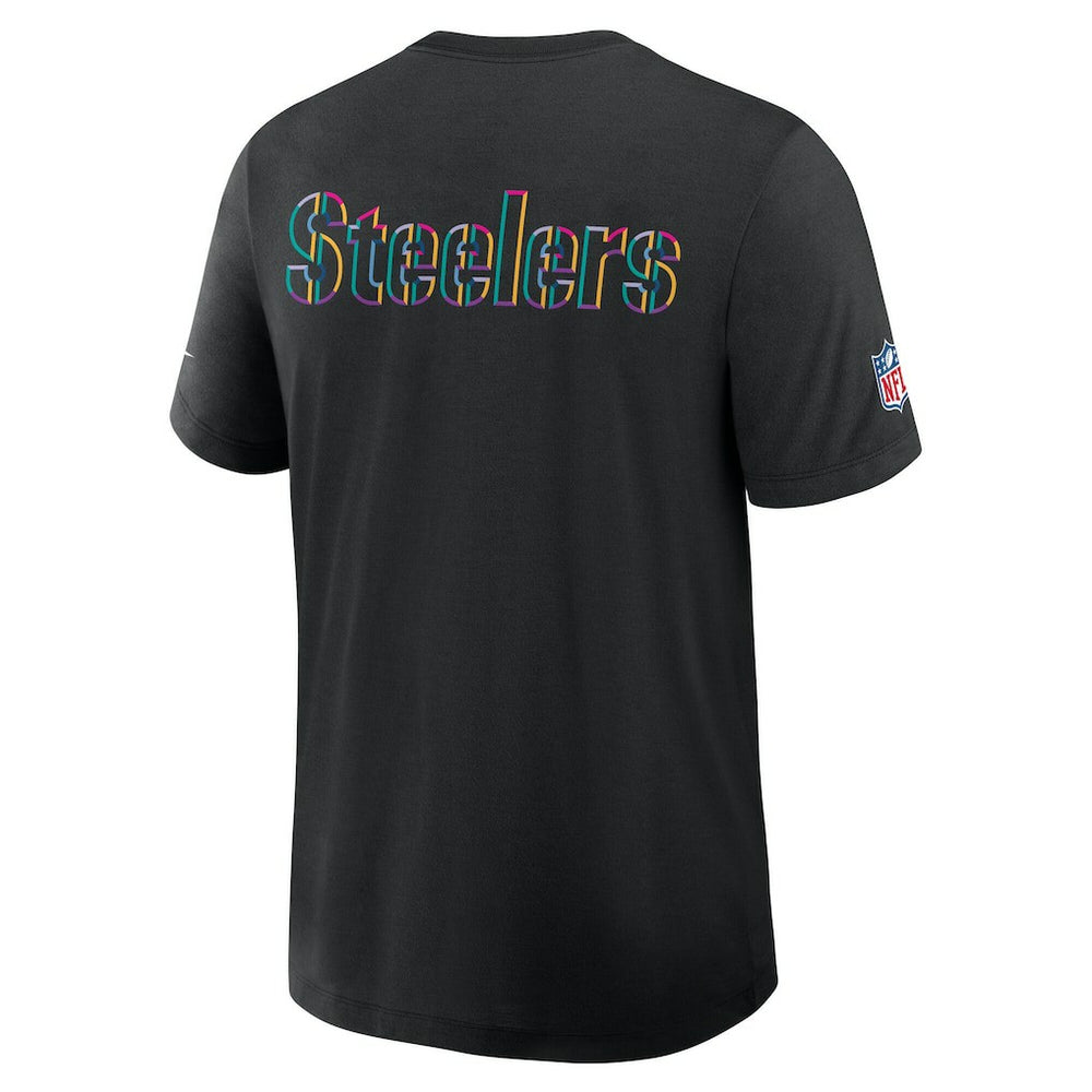 Pittsburgh Steelers Nike Tall 2025 NFL Crucial Catch Tri-Blend Dri-FIT T-Shirt