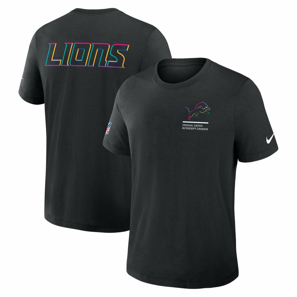 Detroit Lions Nike Tall 2025 NFL Crucial Catch Tri-Blend Dri-FIT T-Shirt