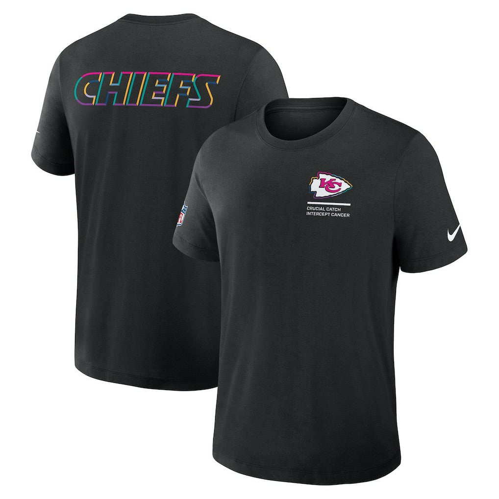 Kansas City Chiefs Nike Tall 2025 NFL Crucial Catch Tri-Blend Dri-FIT T-Shirt
