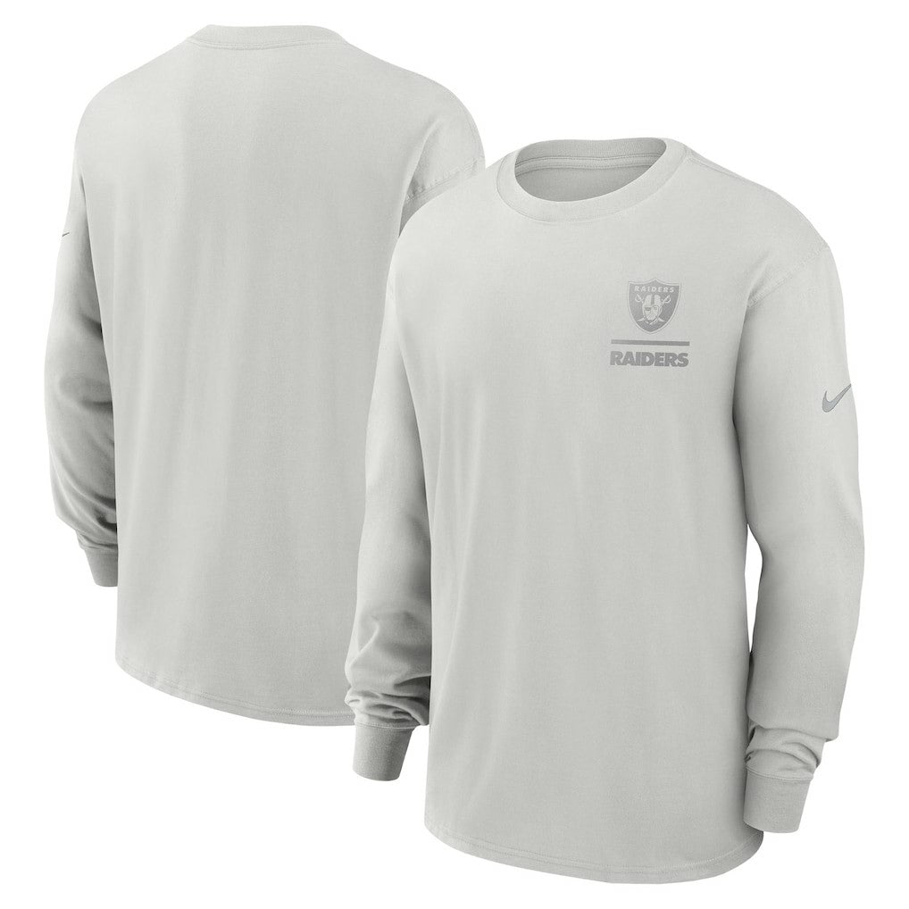 Las Vegas Raiders Nike Essential Heavy Max90 Long Sleeve T-Shirt