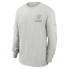 Las Vegas Raiders Nike Essential Heavy Max90 Long Sleeve T-Shirt