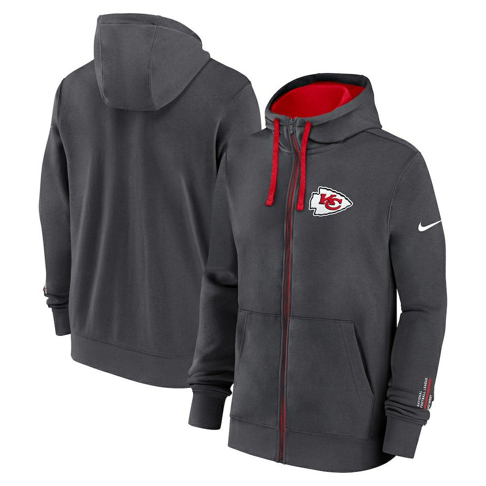 Kansas City Chiefs Nike Primetime Club Full-Zip Hoodie