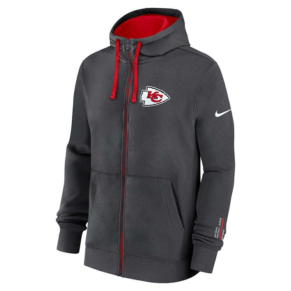 Kansas City Chiefs Nike Primetime Club Full-Zip Hoodie