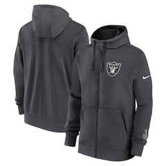 Las Vegas Raiders Nike Primetime Club Full-Zip Hoodie