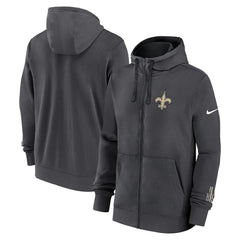 New Orleans Saints Nike Primetime Club Full-Zip Hoodie