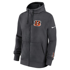 Cincinnati Bengals Nike Primetime Club Full-Zip Hoodie