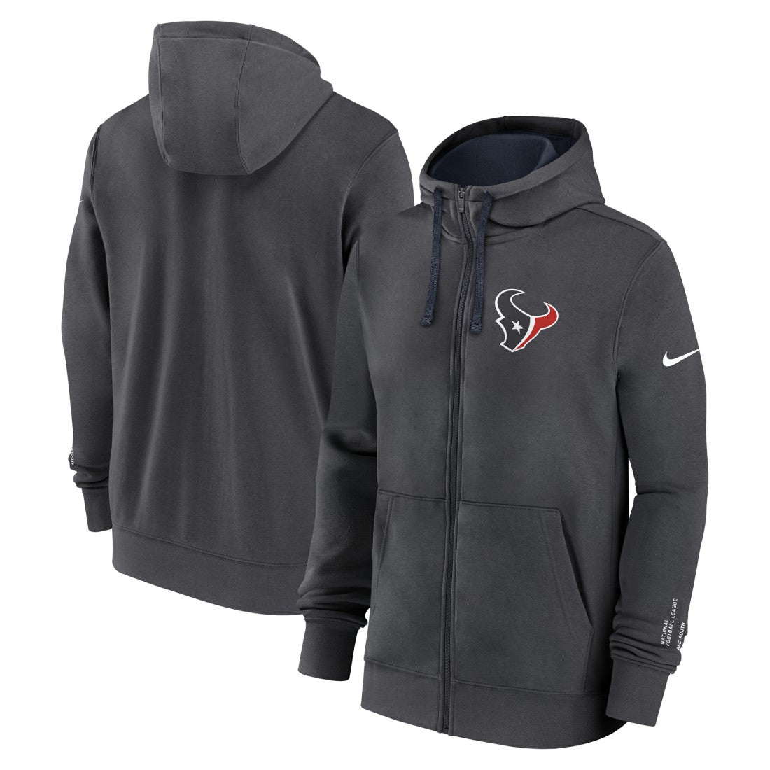 Houston Texans Nike Primetime Club Full-Zip Hoodie