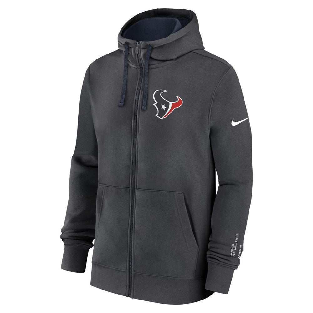 Houston Texans Nike Primetime Club Full-Zip Hoodie
