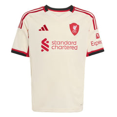 Liverpool Youth 2025/26 Away Replica Jersey White - Adidas