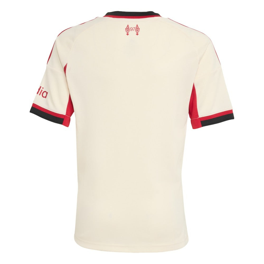 Liverpool Youth 2025/26 Away Replica Jersey White - Adidas