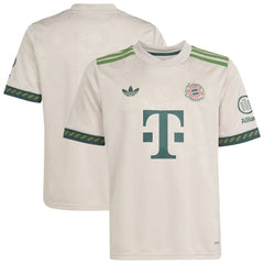 Bayern Munich Youth 2025/26 Fourth Replica Jersey Tan - Adidas