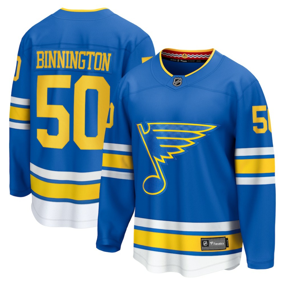 Jordan Binnington St. Louis Blues Fanatics Home Breakaway Player Jersey Sale
