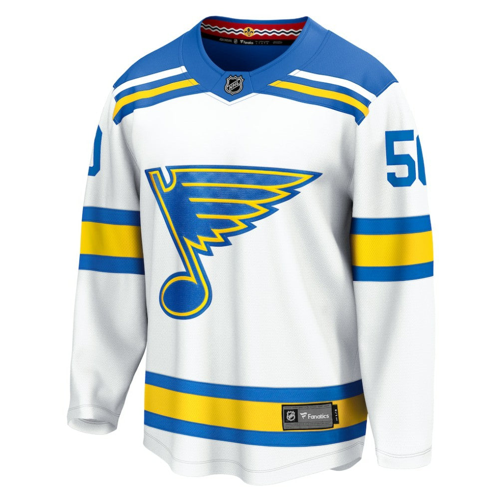 Jordan Binnington St. Louis Blues Fanatics Away Breakaway Player Jersey Outlet