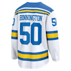 Jordan Binnington St. Louis Blues Fanatics Away Breakaway Player Jersey Outlet