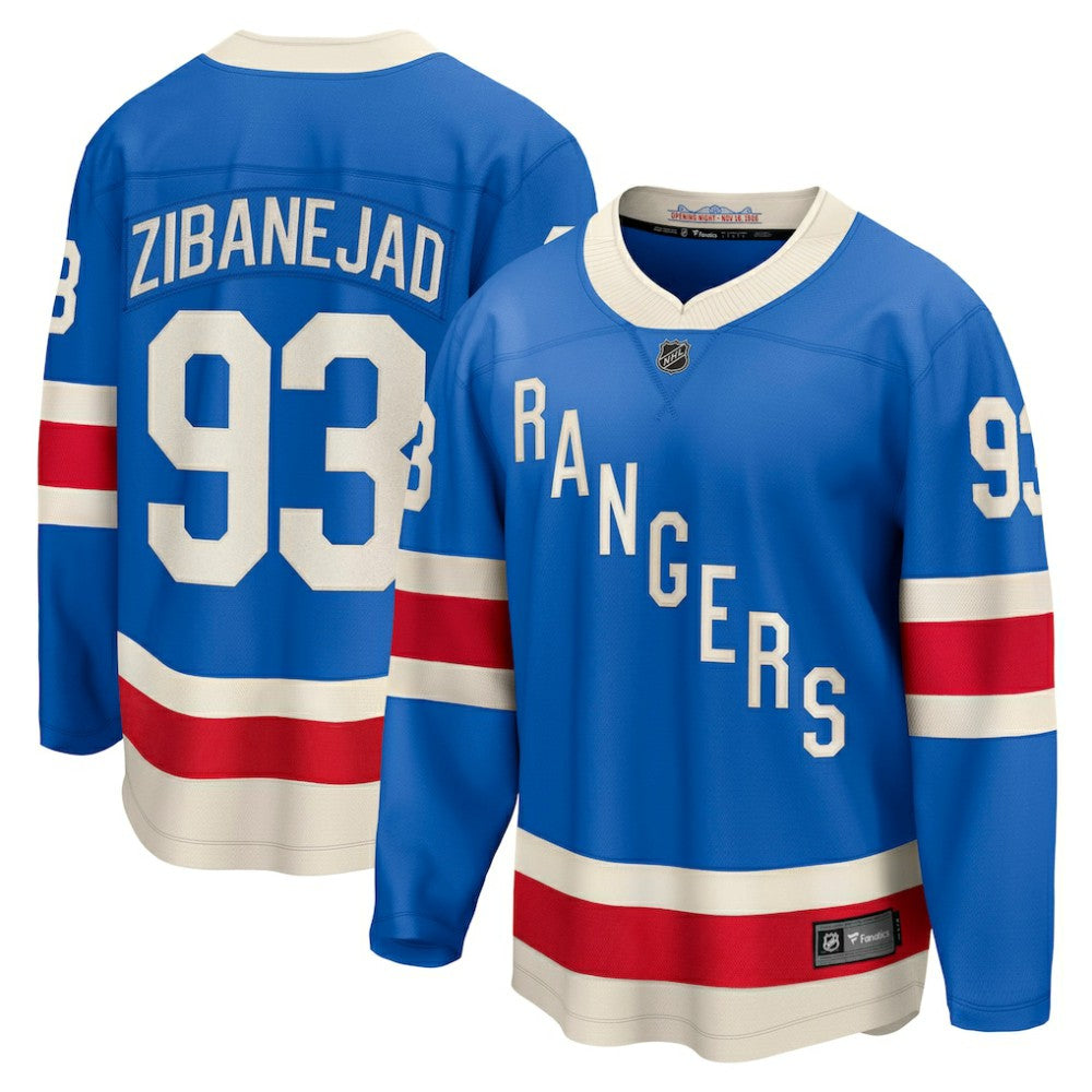 Mika Zibanejad New York Rangers Fanatics Centennial Breakaway Jersey Online