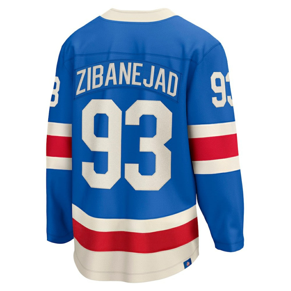 Mika Zibanejad New York Rangers Fanatics Centennial Breakaway Jersey Online