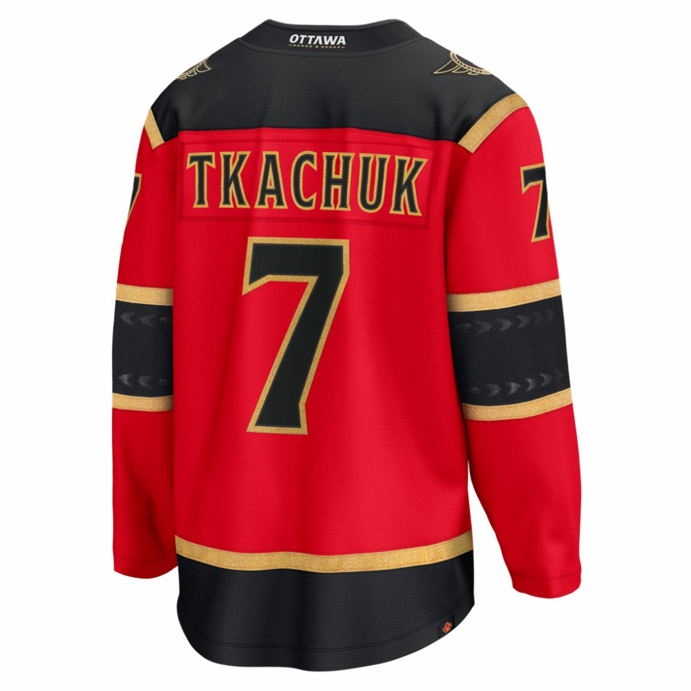 Brady Tkachuk Ottawa Senators Fanatics Alternate Breakaway Jersey On Sale