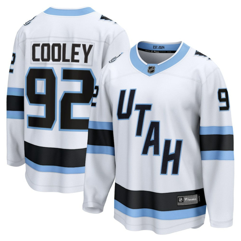 Logan Cooley Utah Mammoth Fanatics Away Breakaway Player Jersey Outlet