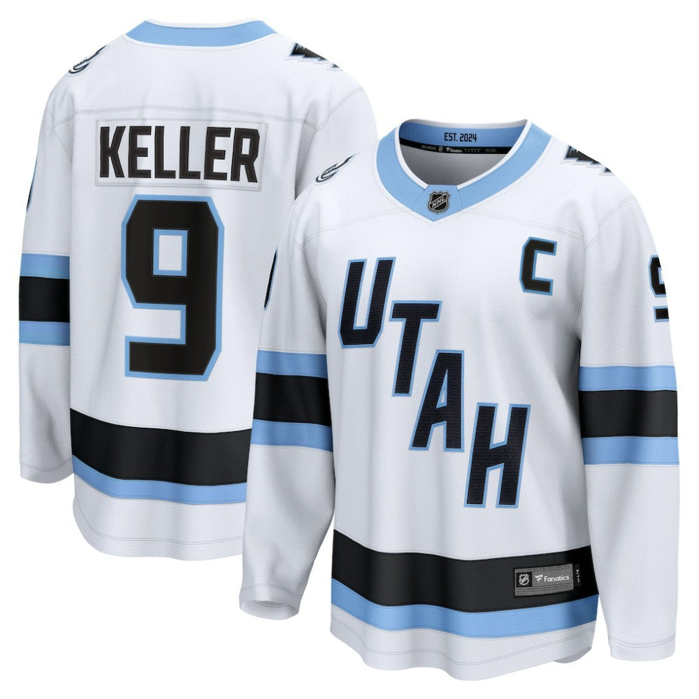 Clayton Keller Utah Mammoth Fanatics Away Breakaway Player Jersey For Sale