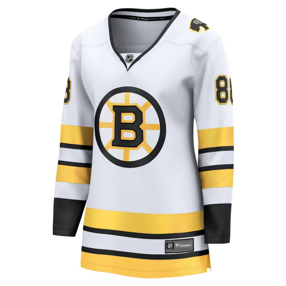 David Pastrnak Boston Bruins Fanatics Women's Away Breakaway Player Jersey Discount