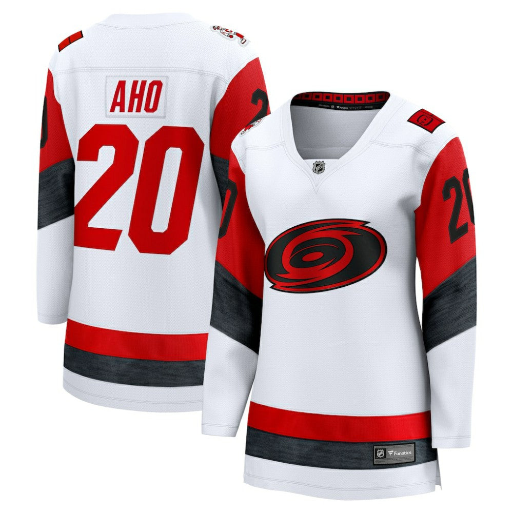 Sebastian Aho Carolina Hurricanes Fanatics Women's Away Breakaway Jersey For Sale