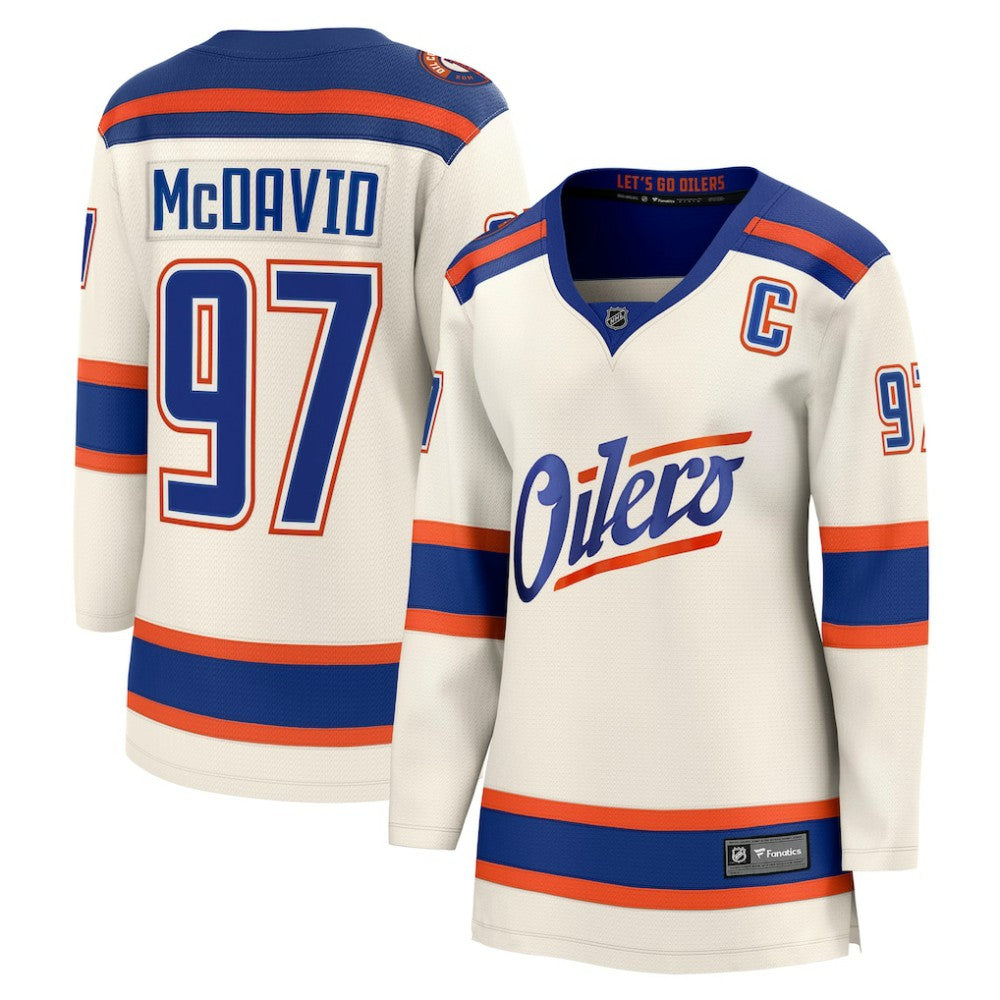 Connor McDavid Edmonton Oilers Fanatics Women's Alternate Breakaway Jersey Outlet