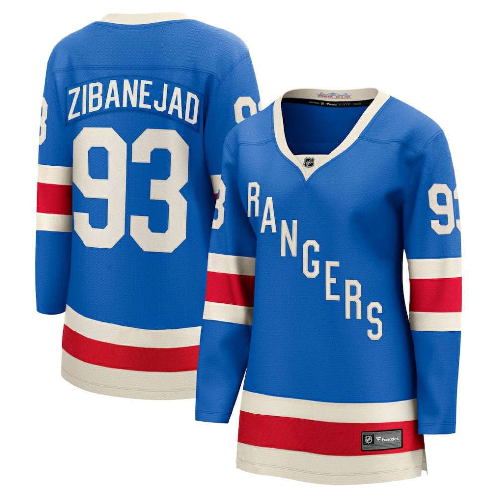 Mika Zibanejad New York Rangers Fanatics Women's Centennial Breakaway Jersey Online