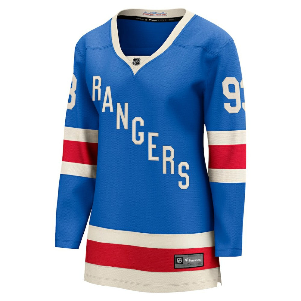 Mika Zibanejad New York Rangers Fanatics Women's Centennial Breakaway Jersey Online