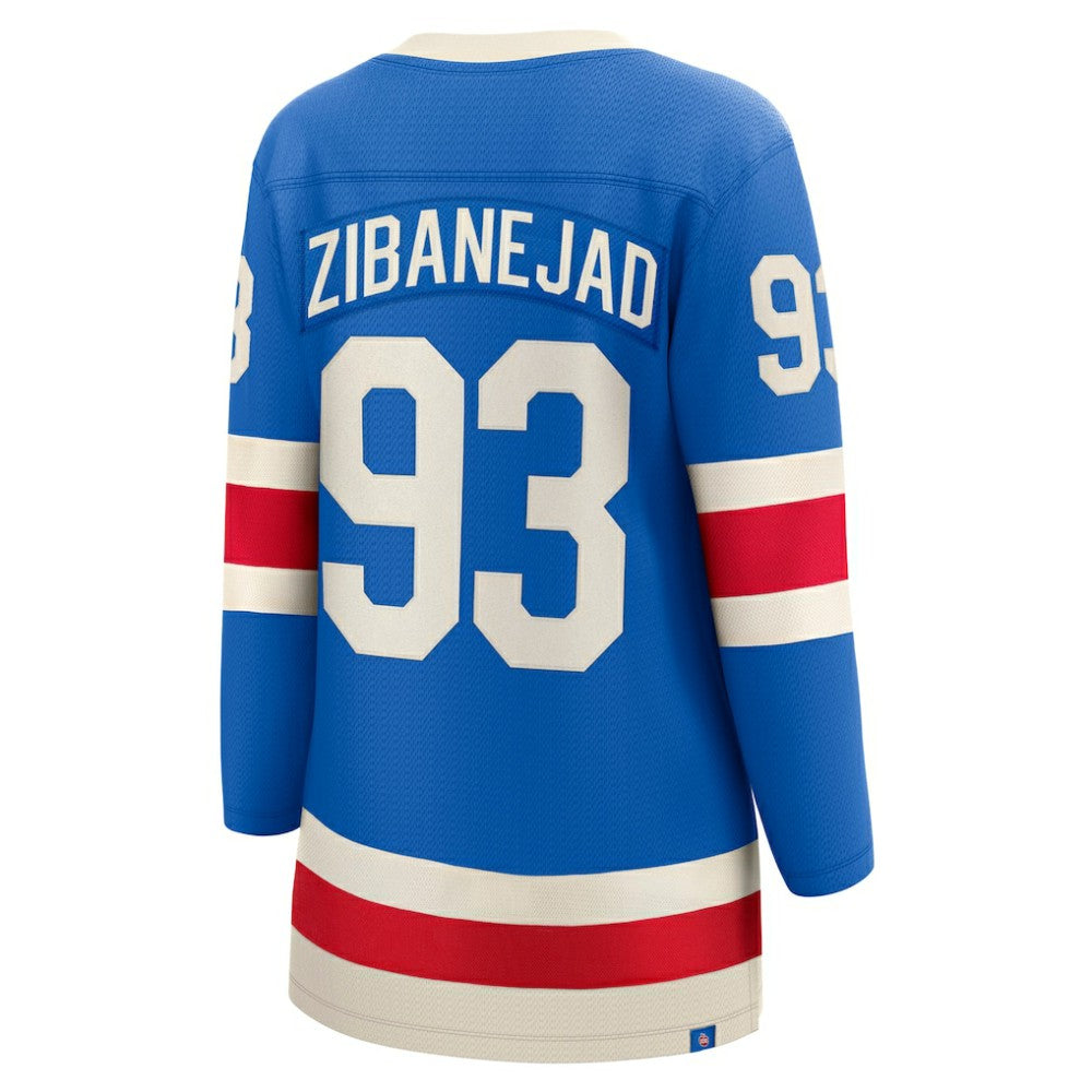 Mika Zibanejad New York Rangers Fanatics Women's Centennial Breakaway Jersey Online
