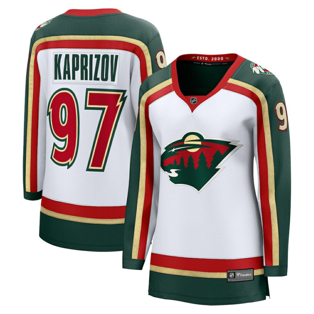 Kirill Kaprizov Minnesota Wild Fanatics Women's 25th Anniversary Breakaway Player Jersey Outlet