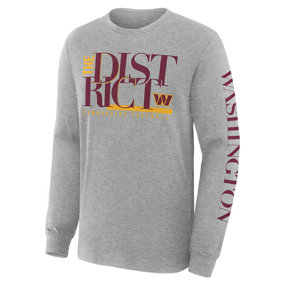 Washington Commanders Fanatics Hometown Sweep Legacy Long Sleeve T-Shirt