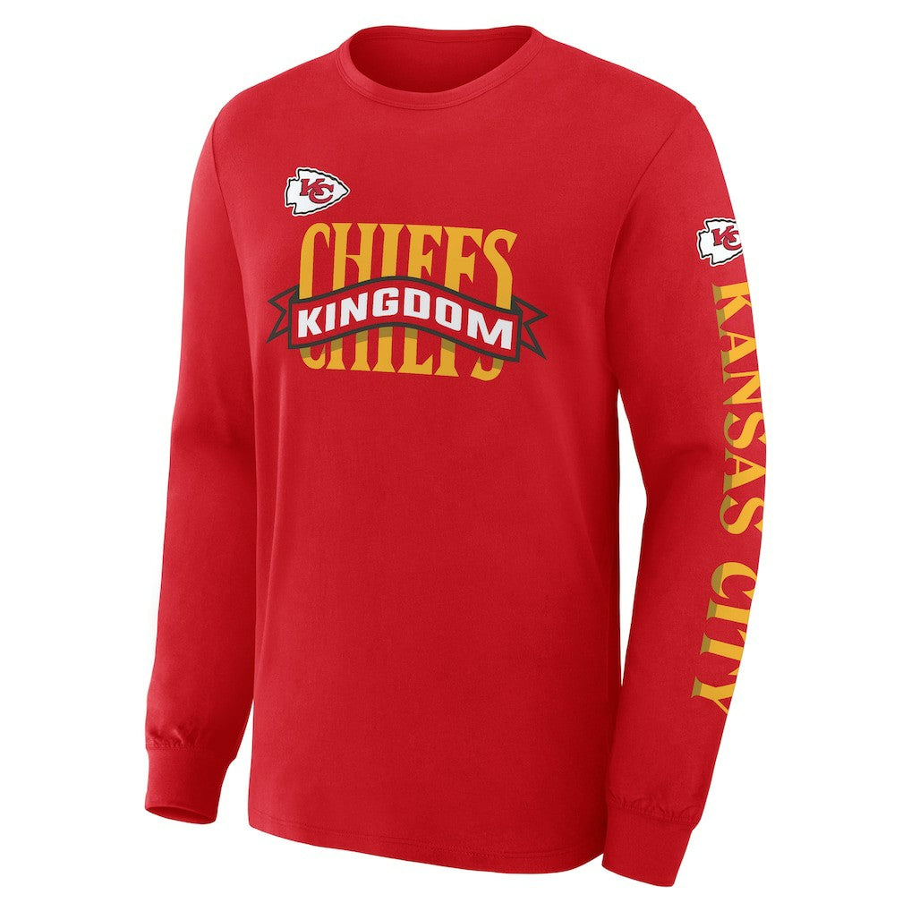Kansas City Chiefs Fanatics Hometown Sweep Legacy Long Sleeve T-Shirt