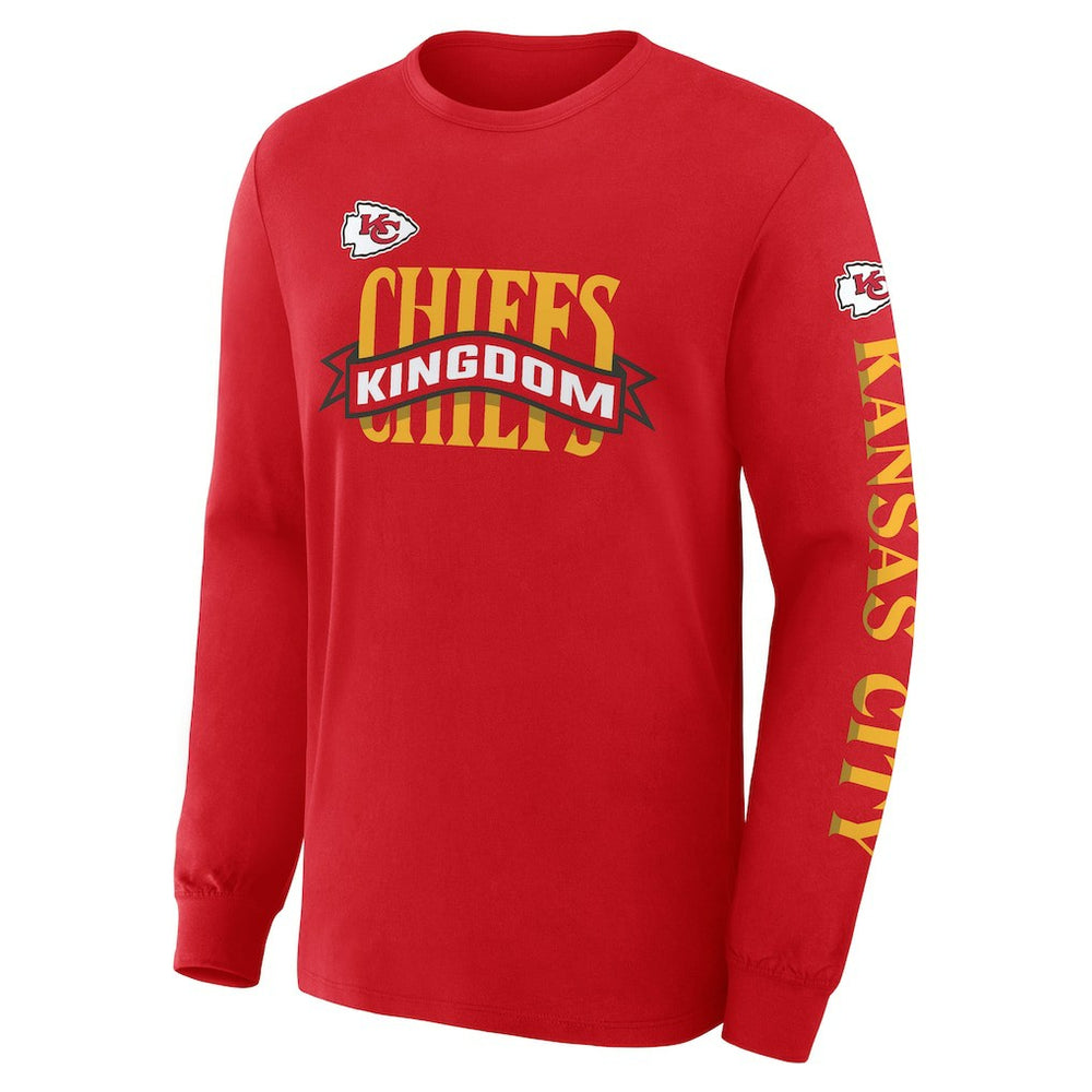 Kansas City Chiefs Fanatics Hometown Sweep Legacy Long Sleeve T-Shirt